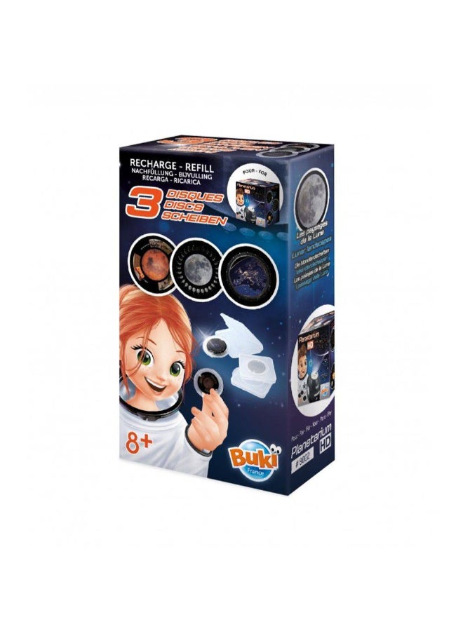 Buki HD Planetarium Discs Set (3.5 cm, Pack of 3) - Image 1
